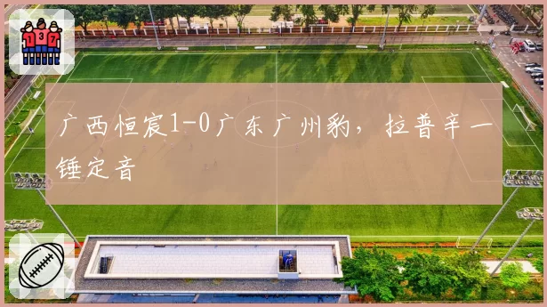 广西恒宸1-0广东广州豹，拉普辛一锤定音